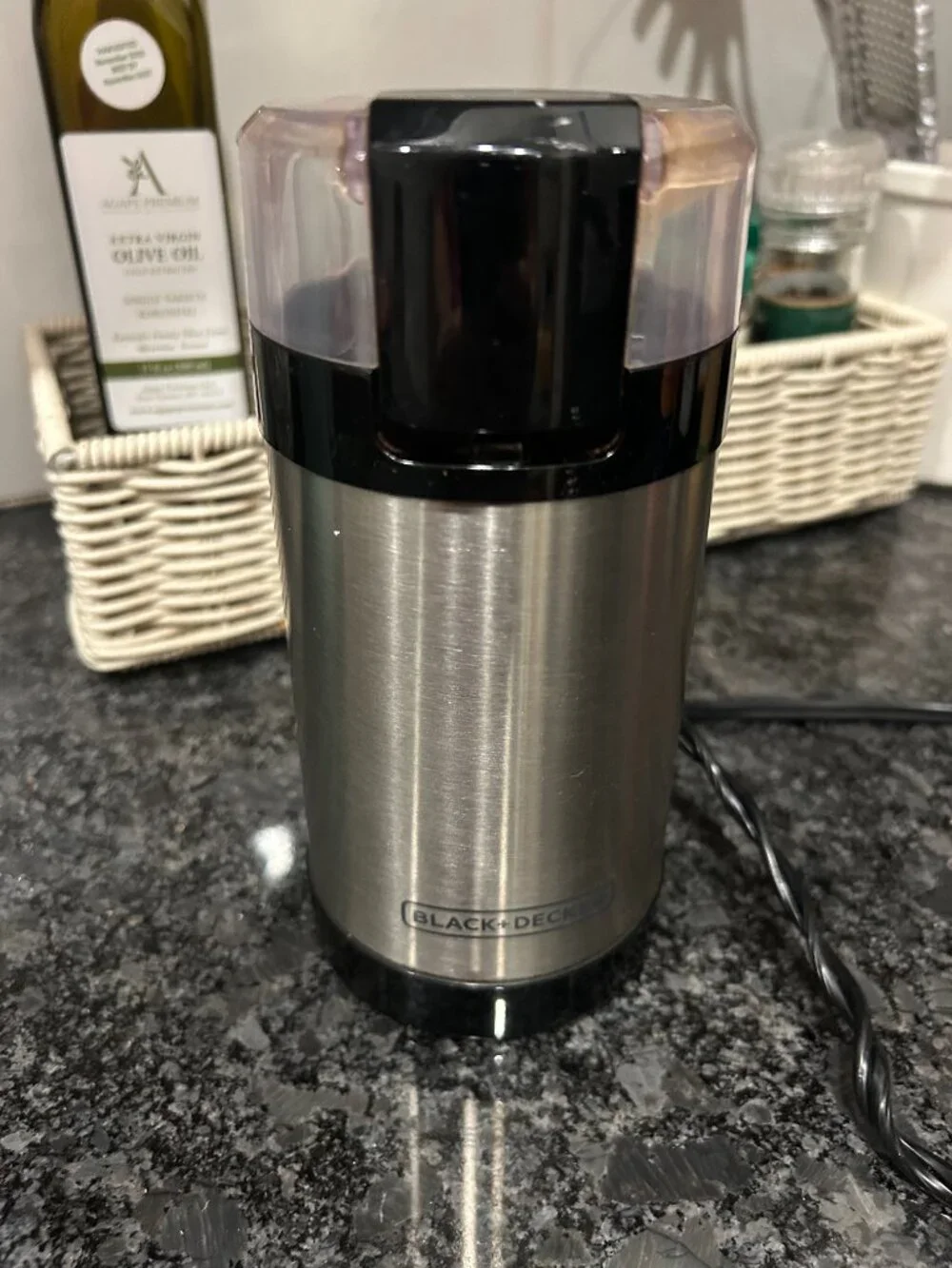 BLACK+DECKER One Touch Coffee Grinder, Spice Grinder